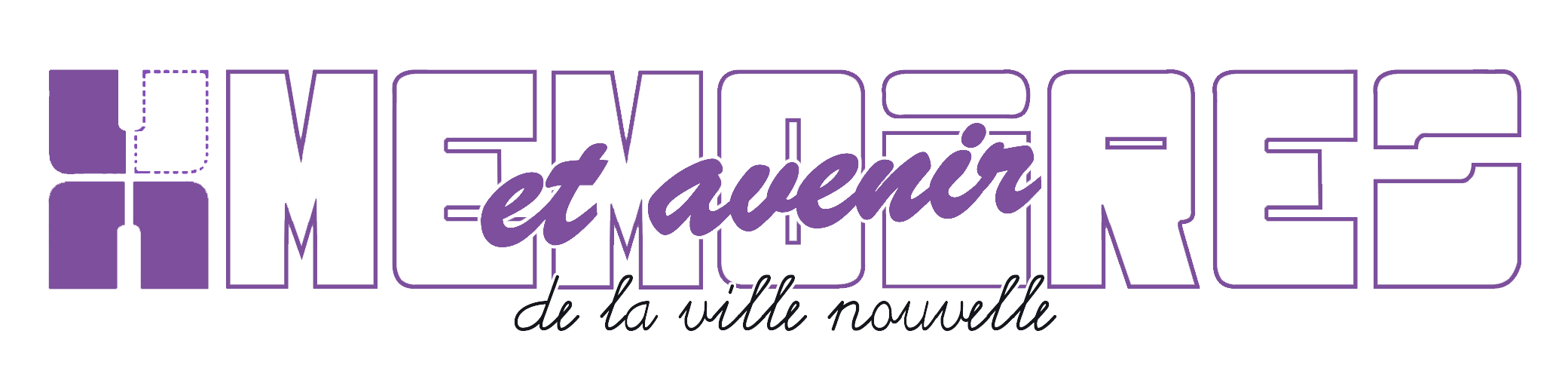 Logo actuel de l’association Mémoires et avenir de la ville nouvelle