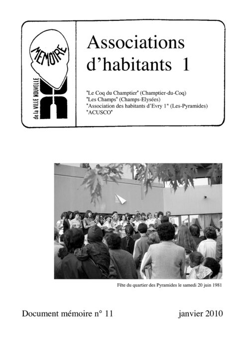 Couverture du Document mémoire n° 11
